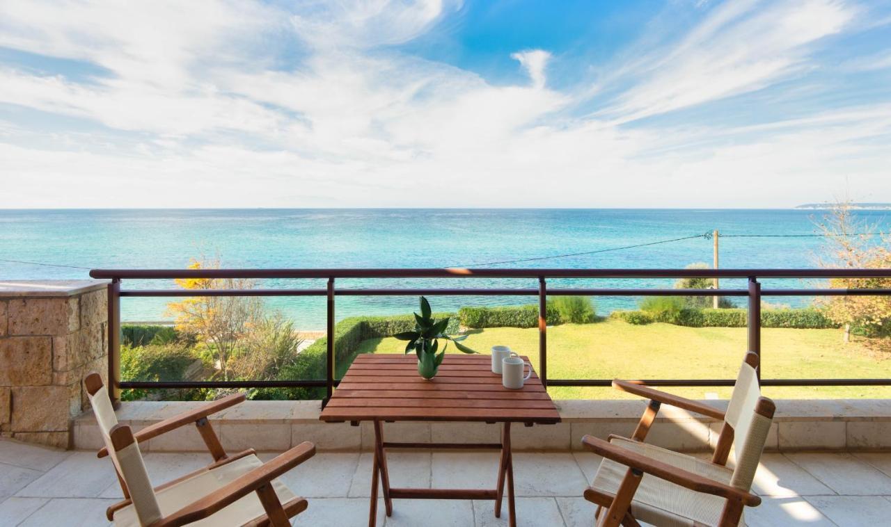 Seagrove, Beachfront Villa In Possidi #Feelslikehome Skála Foúrkas 외부 사진
